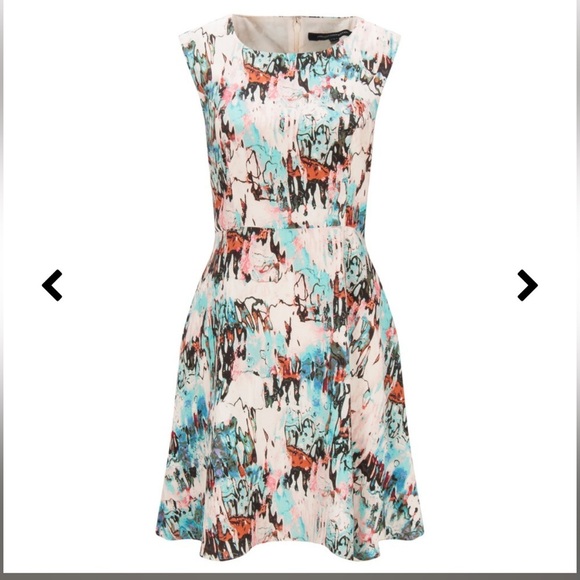 French Connection 'Isla' Ripple Print Jersey Fit & Flare Dress - Picture 6 of 13